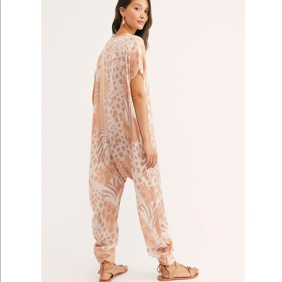 Free People Carolina K Sera Jumpsuit Silk - Picture 2 of 10